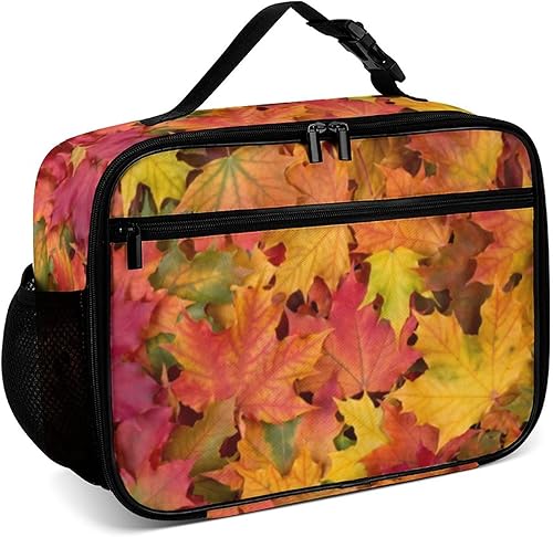 Muishi Lonchera reutilizable de langostas rojas con diseño de cangrejo de cangrejo de cangrejo, bolsa térmica para almuerzo, lonchera para