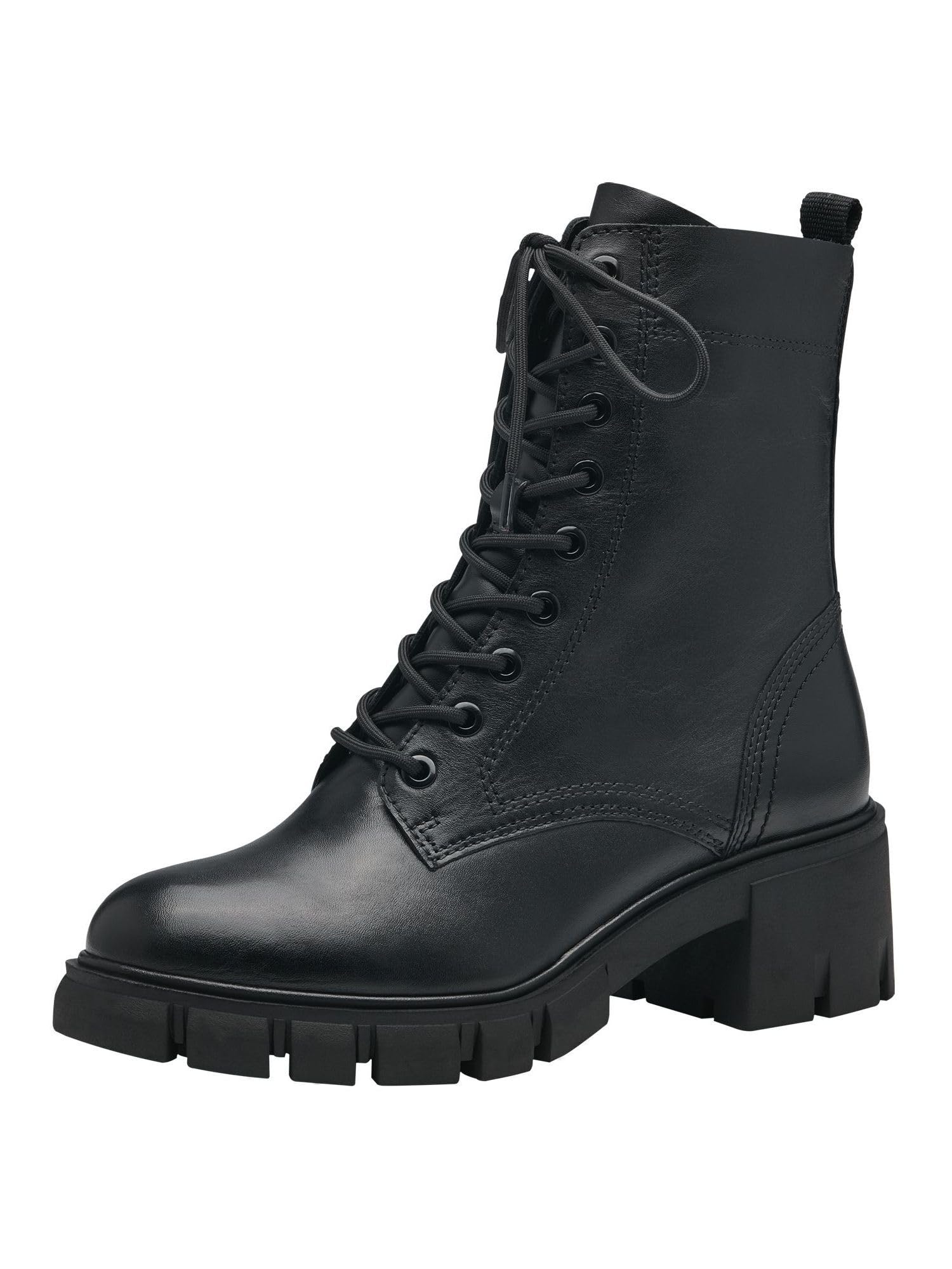 Tamaris Women's Classic Boots, Women's Boots, Interchangeable Footbed, Duotex, Water-Repellent, Warm Lined, Black (Black Leather), 7.5 UK