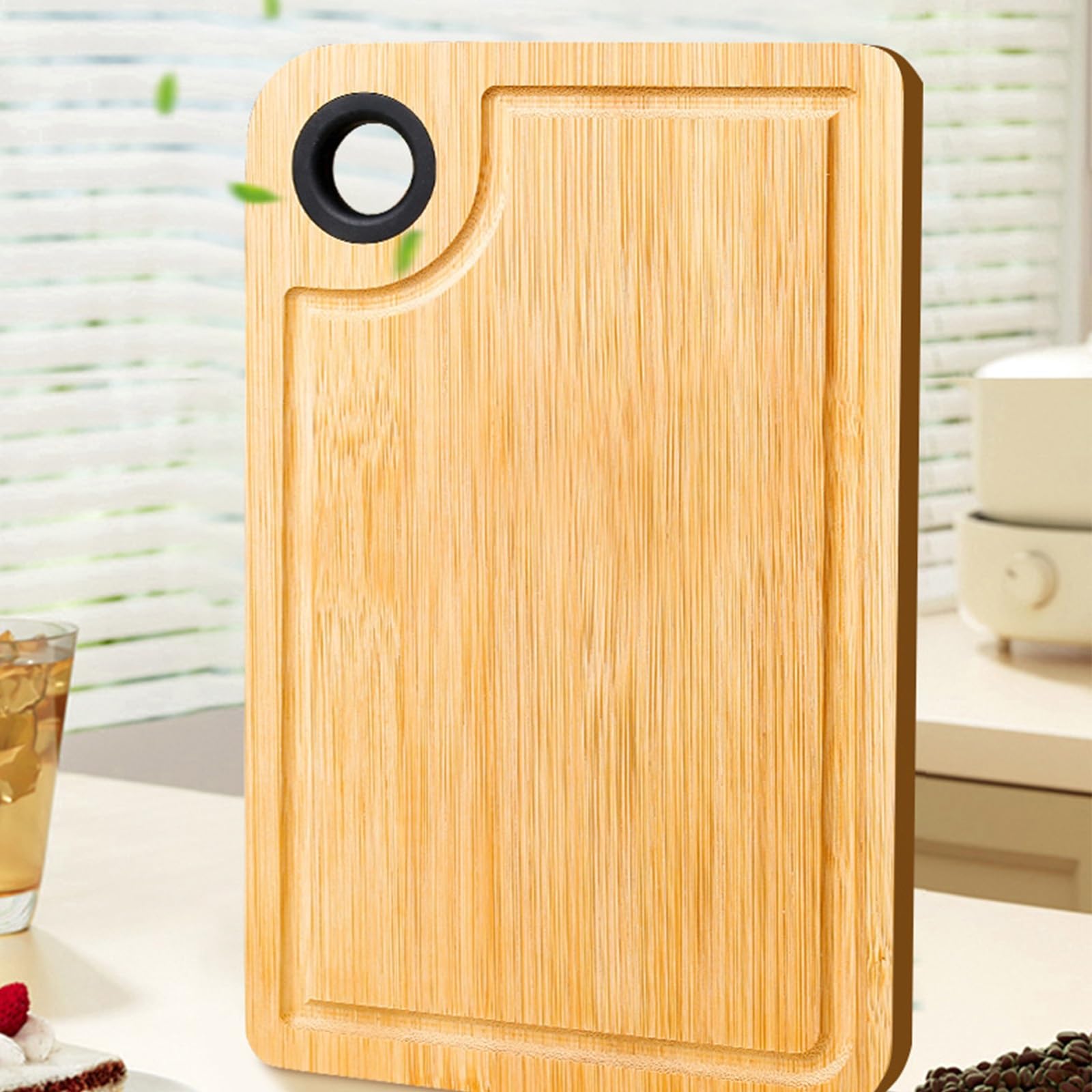 Schneidebrett Holz Holzbrett Küche Holzschneidebrett Küchenzubehör Groß Und Klein Brotbretter Und Servierbretter Wooden Cutting Board(33 * 23 * 1cm)