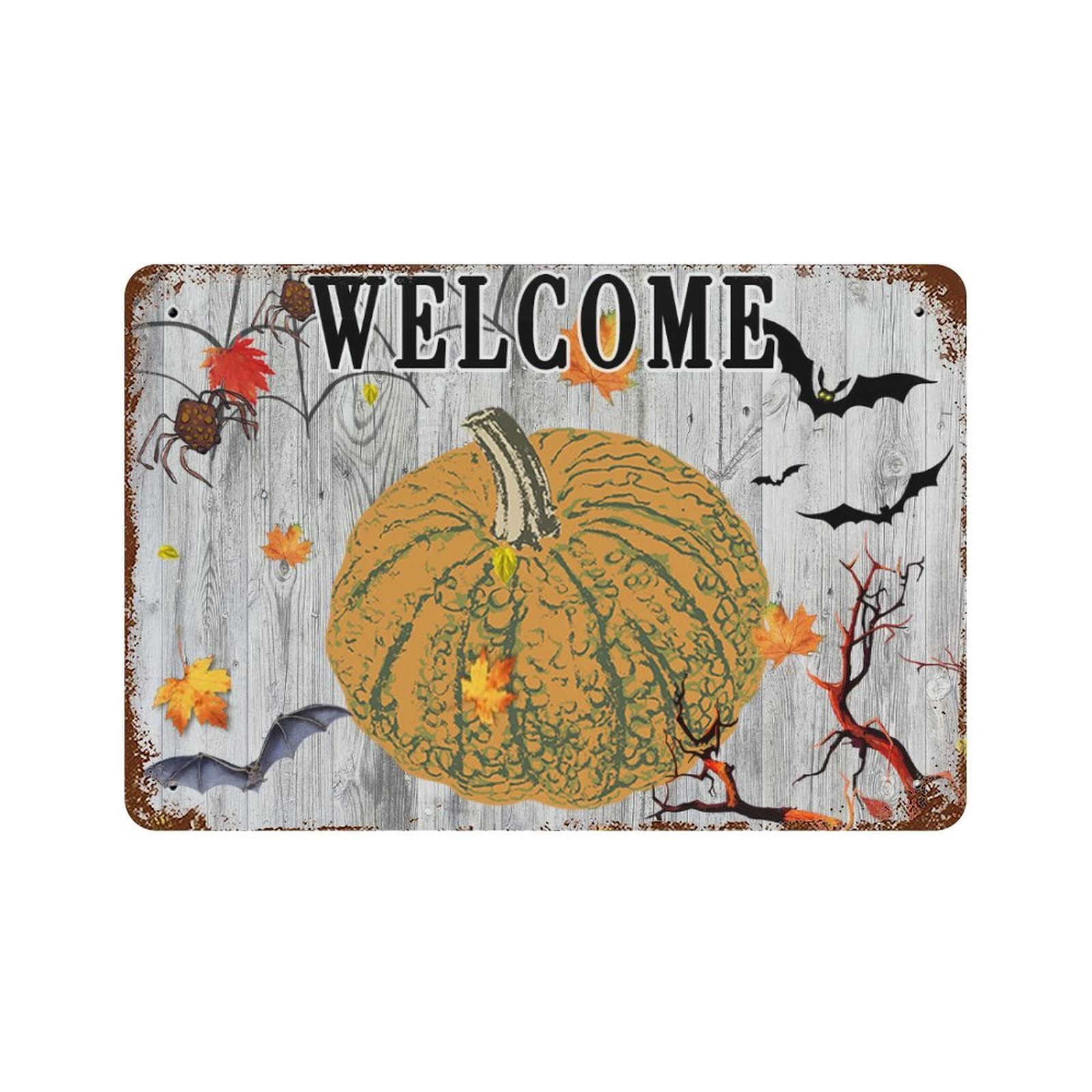Panneau aluminium citrouille d'Halloween rigide et durable pour une décoration haut de gamme