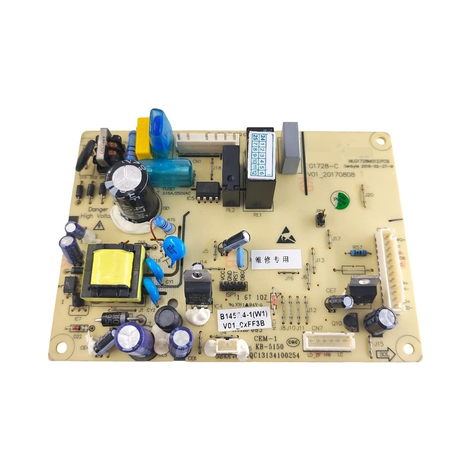 YTGWLKCO Air Conditioning Motherboard, Compatible for Hisense, Inverter Refrigerator IMP Module Inverter Board HS1989293 VFL110CY1 Compressor, Refrigerator Parts Replacement