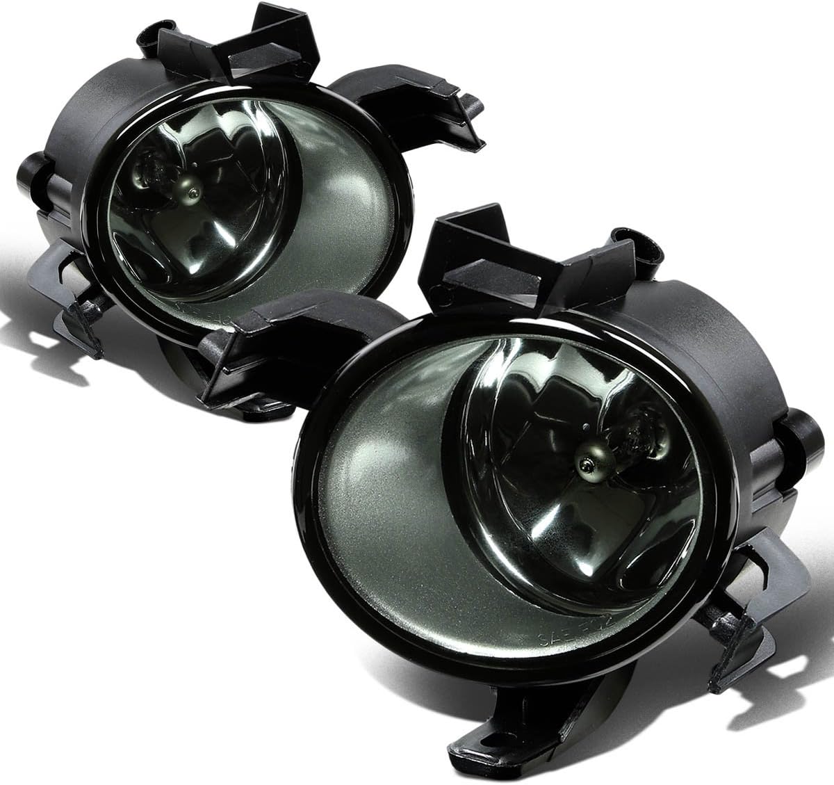 DNA MOTORING FL-NA05-SM Front Bumper Fog Light Driver & Passenger Side Enhance visibility [Compatible with 04-06 Nissan Altima/Quest]