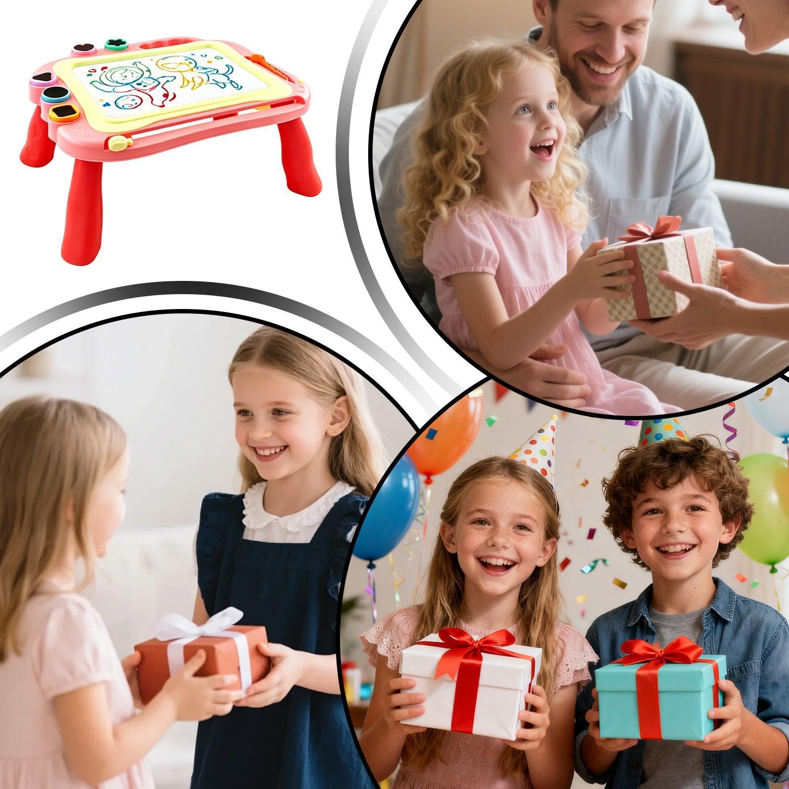 Lavagna Magnetica Da Disegno Attività Educative Prescolari Di Apprendimento | Blocco Per Scarabocchi Per Bambini E Bambine, Feste Di Compleanno, Auto, Classe