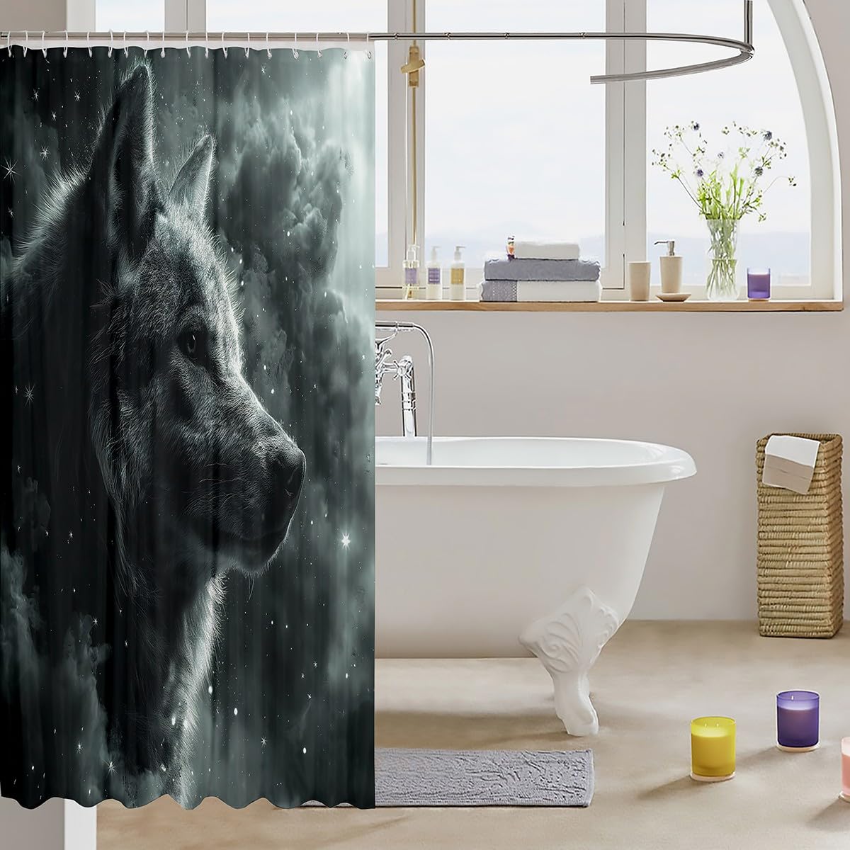 Erosebridal 72 Wx84 L Fabric Shower Curtain, Cheetah Shower Curtain Wild Lion Safari Animal Bathroom Shower Curtain Sets, Jungle African Wild Animal Bathroom Decor for Men Boys Gifts Erosebridal 72 Wx84 L Fabric Shower Curtain, Cheetah Shower Curtain Wild Lion Safari Animal Bathroom Shower Curtain Sets, Jungle African Wild Animal Bathroom Decor for Men Boys Gifts