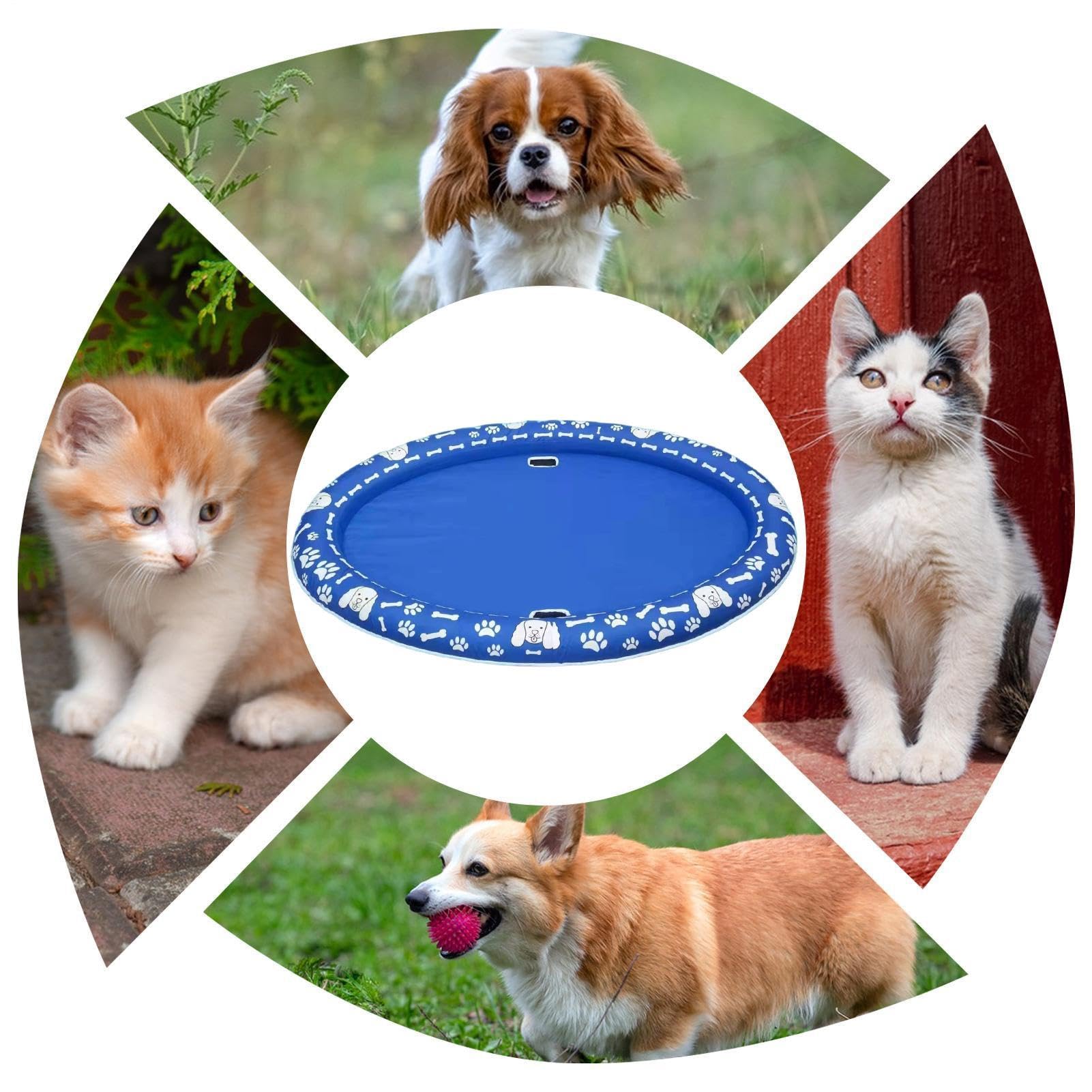 Flotteur Gonflable Pour Chien, Tapis Flottant Jouet gonflable résistant aux