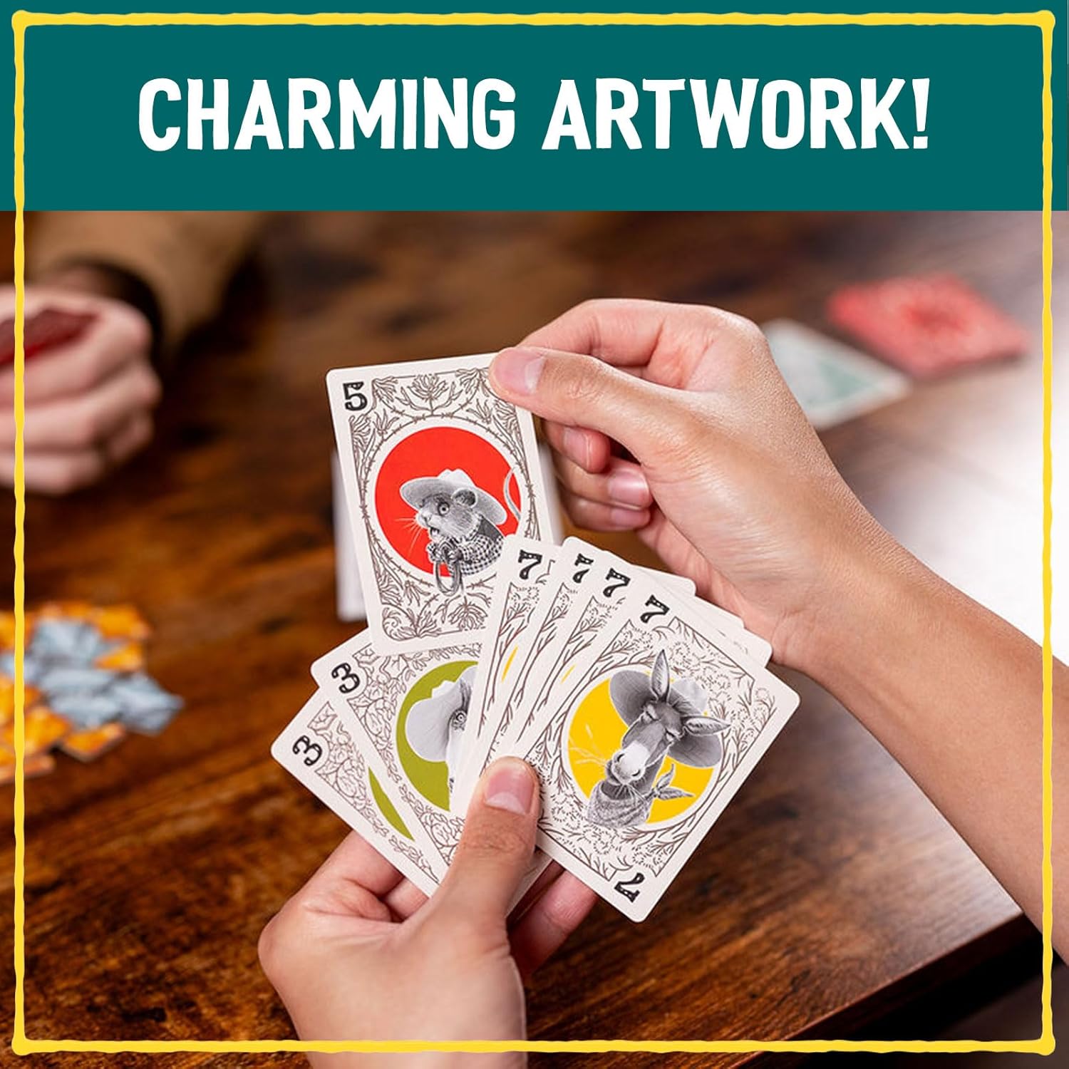 Grandpa Beck's Games Whoa There Cowboy | A Guess Who's Bluffing Card Game | from The Creators of Cover Your Assets | 2-6 Players, Ages 7+