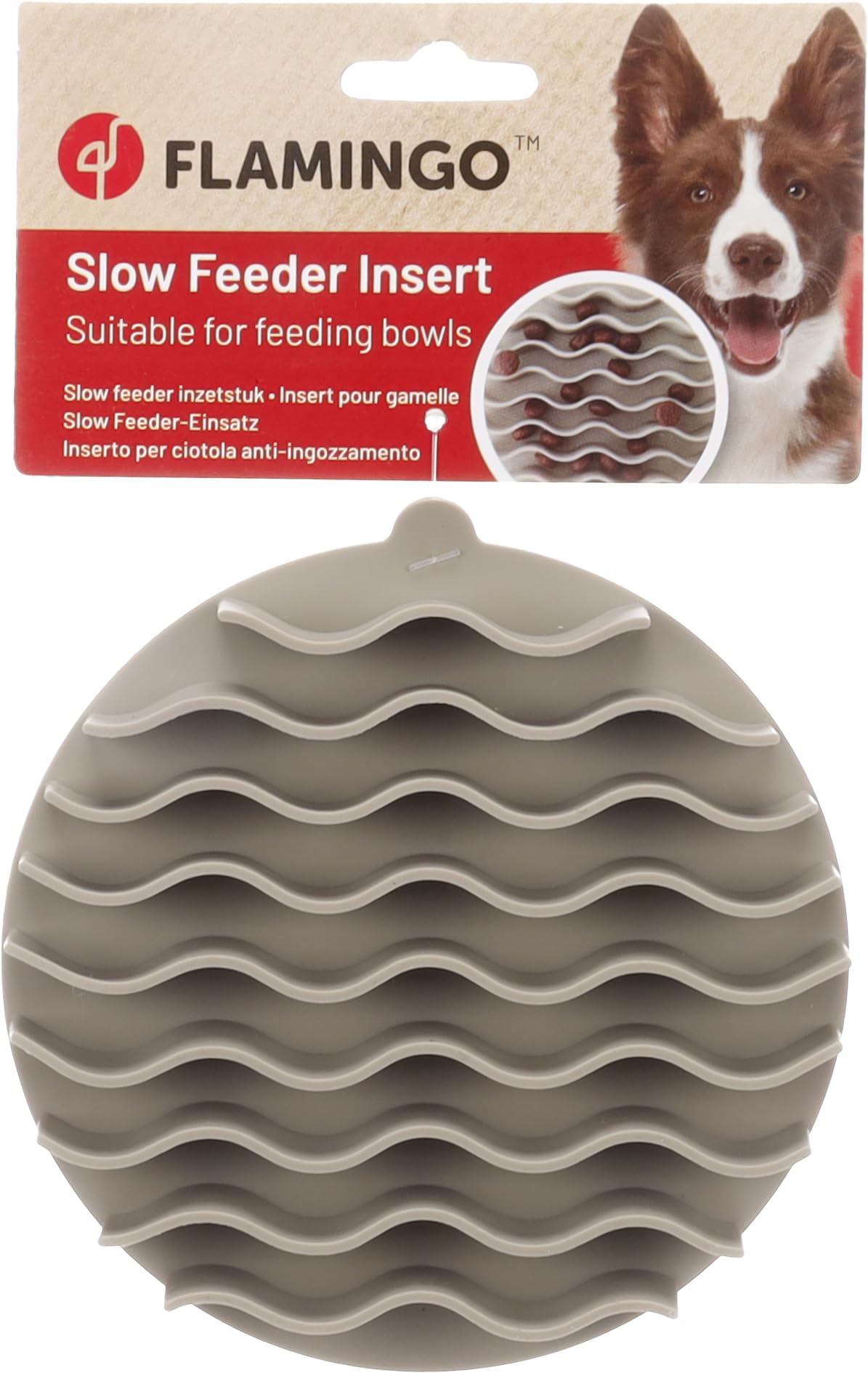 SLOW FEEDER INSERT KAJA TAUPE DIAMETER 15CM