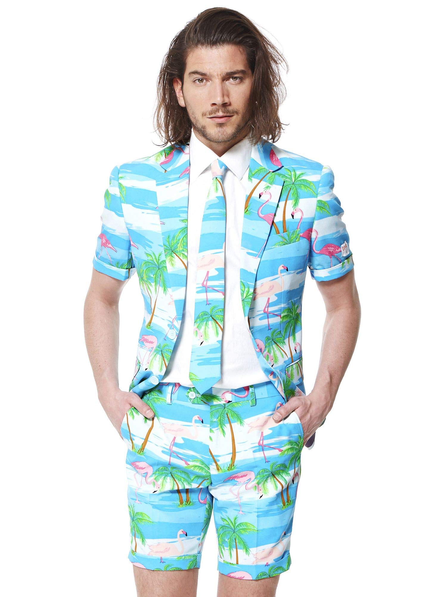 OppoSuits Men Suit Set di Pantaloni Eleganti da Lavoro Uomo