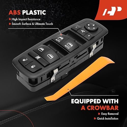 Miniatura 5 de A-Premium Master - Interruptor de elevalunas eléctrico compatible con Jeep Grand Cherokee 2011 2012 2013 Sport Utility, lado delantero izquierdo del