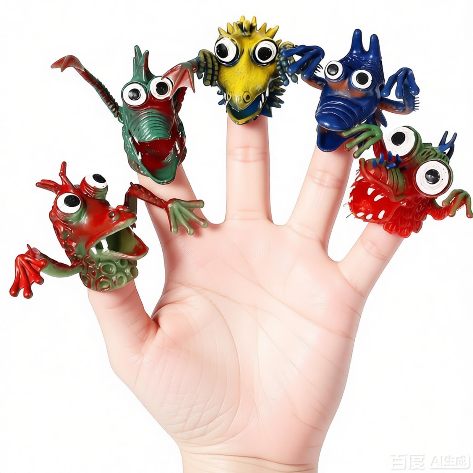 Amazon.co.jp: Christoyシリコーンモンスターフィンガーパペット 5