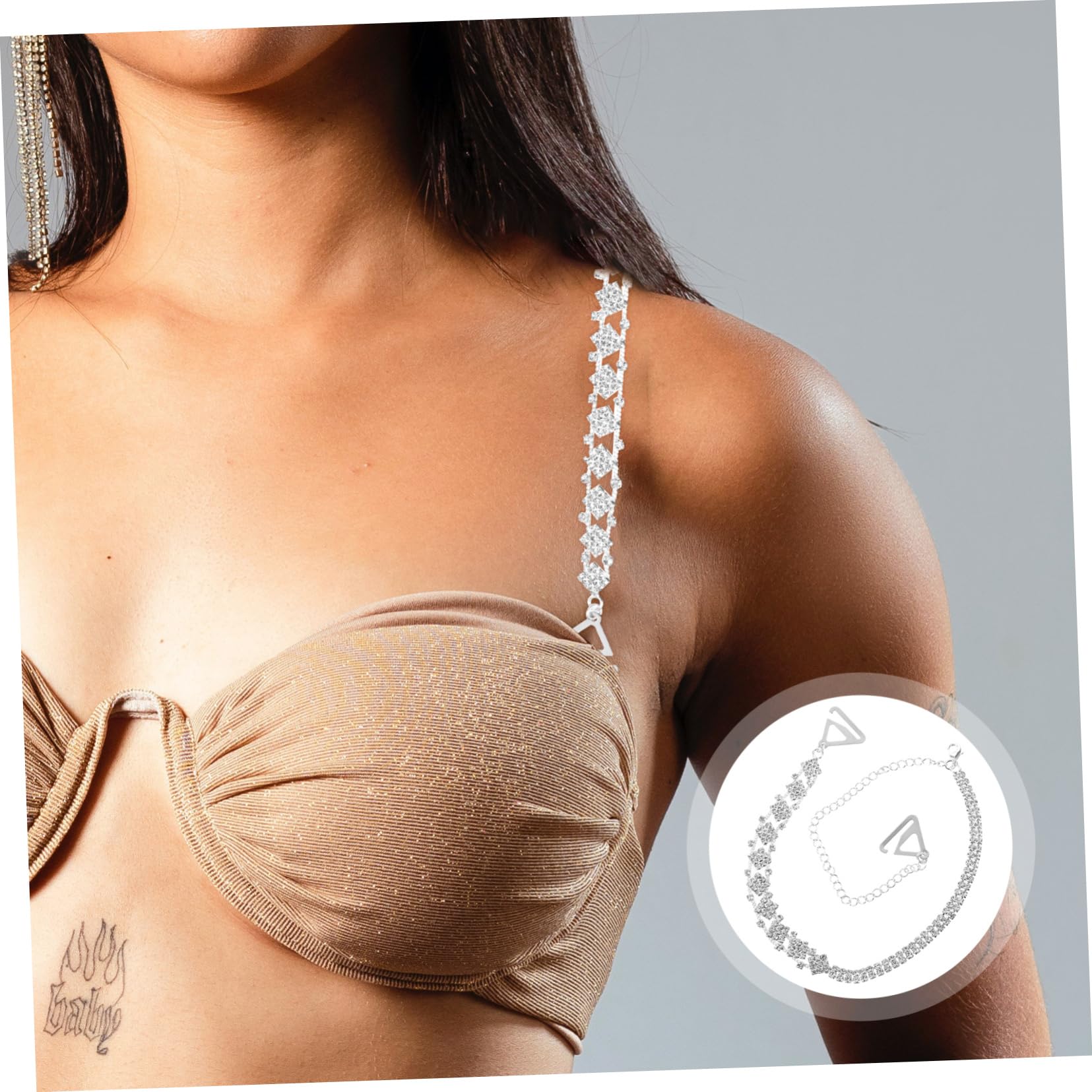 Homoyoyo Rhinestones De Invisible Y Ocasiones Especiales Ajustables Y Elegantes Perfectos
