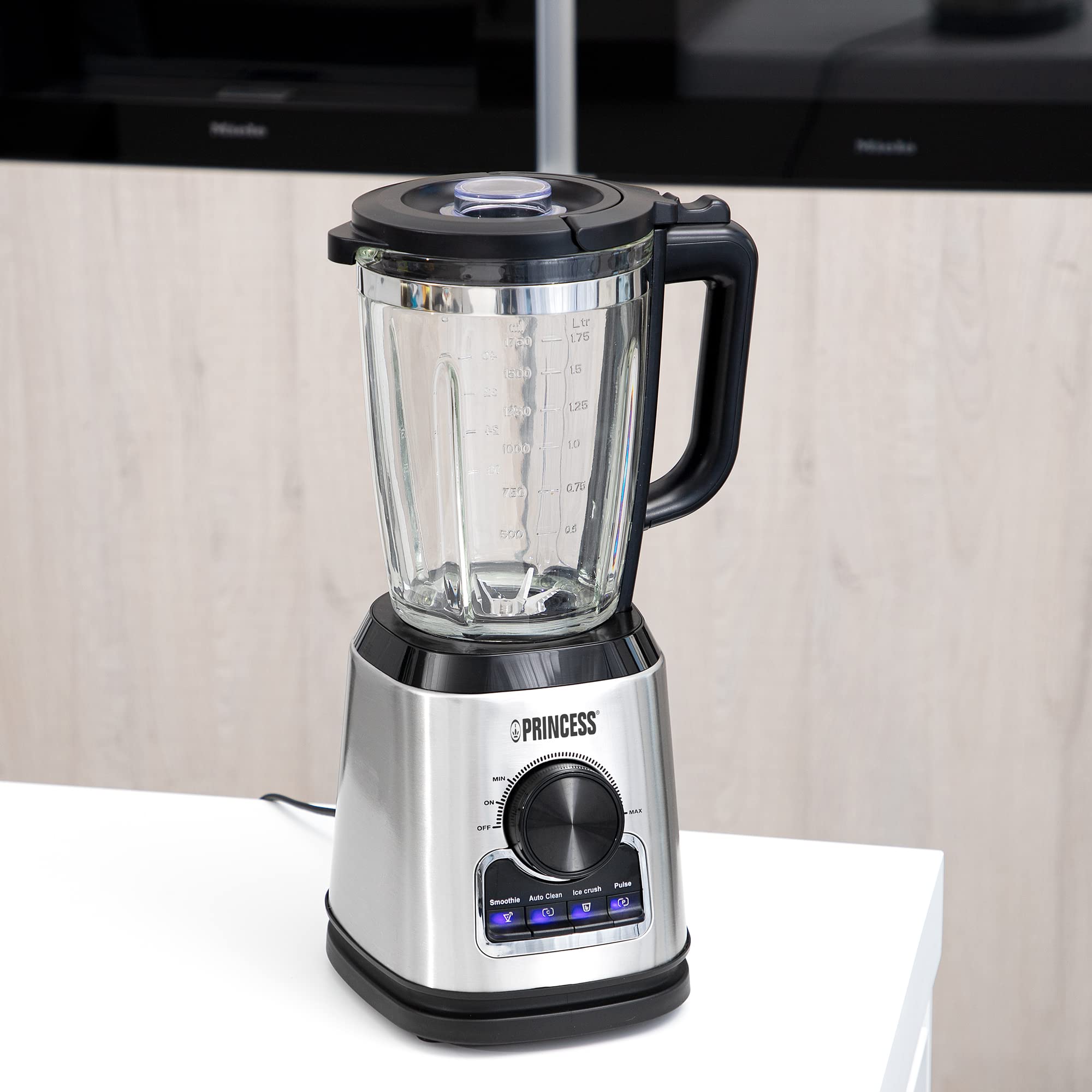 Princess Stand Mixer 212094-1400 W - szklana karafka 1,75 L - funkcja pulsu, siekania i samoczyszczenia