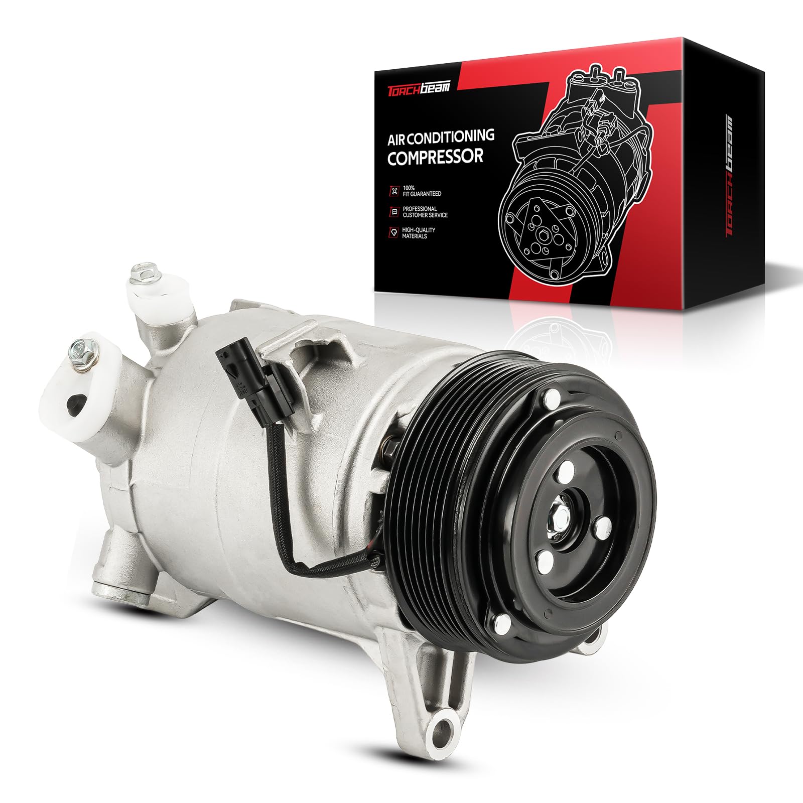 Torchbeam AC Compressor with Clutch Fit for Nissan Murano 2009-2014, Pathfinder 2013 2015, Pathfinder 2014 3.5L, Maxima 2008-2014, for INFINITI QX60