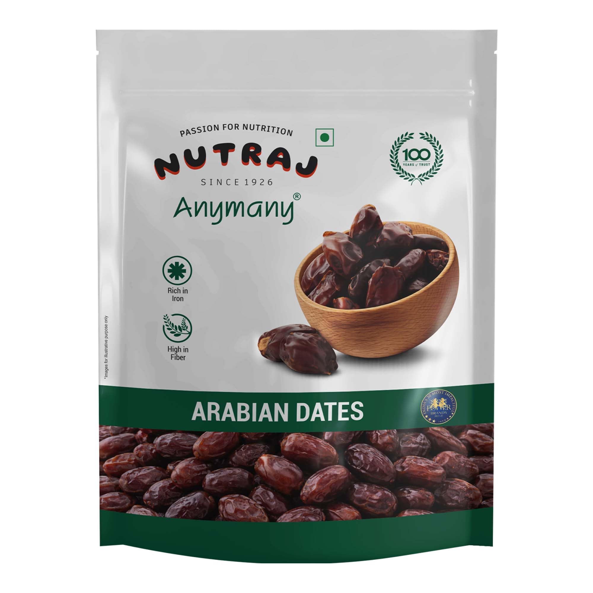 Nutraj UAE Arabian Wet Dates 1kg (500g X 2) Pouch | Khajur | Dry Fruits and Nuts | Grocery-image-16