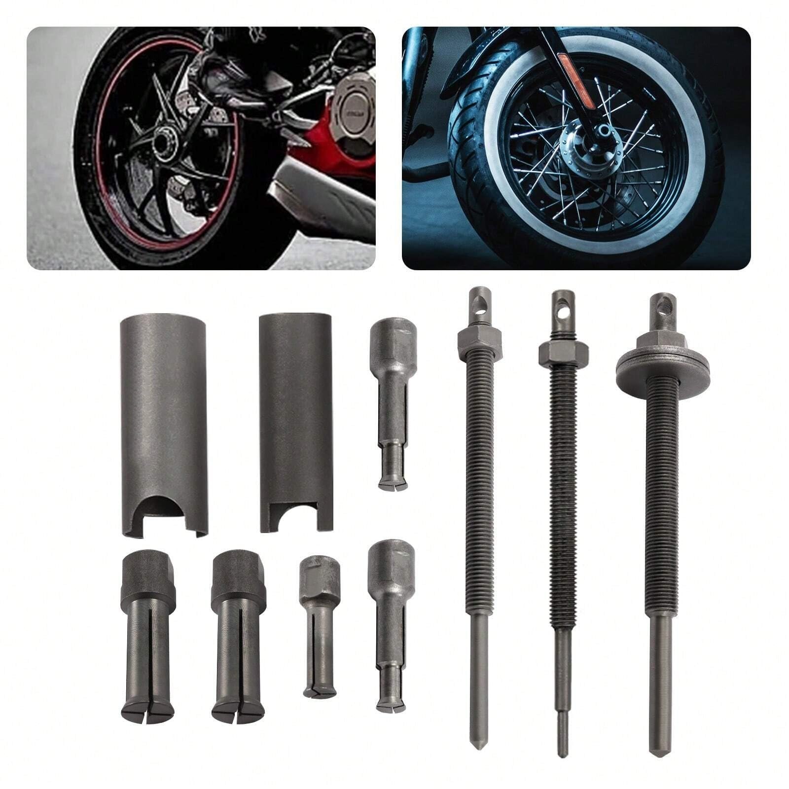 Extractor de Volante Motor Extractores de cojinetes internos de Motocicleta, Kit de Herramientas de extracción de cojinetes de 9-30mm, 8 Uds.