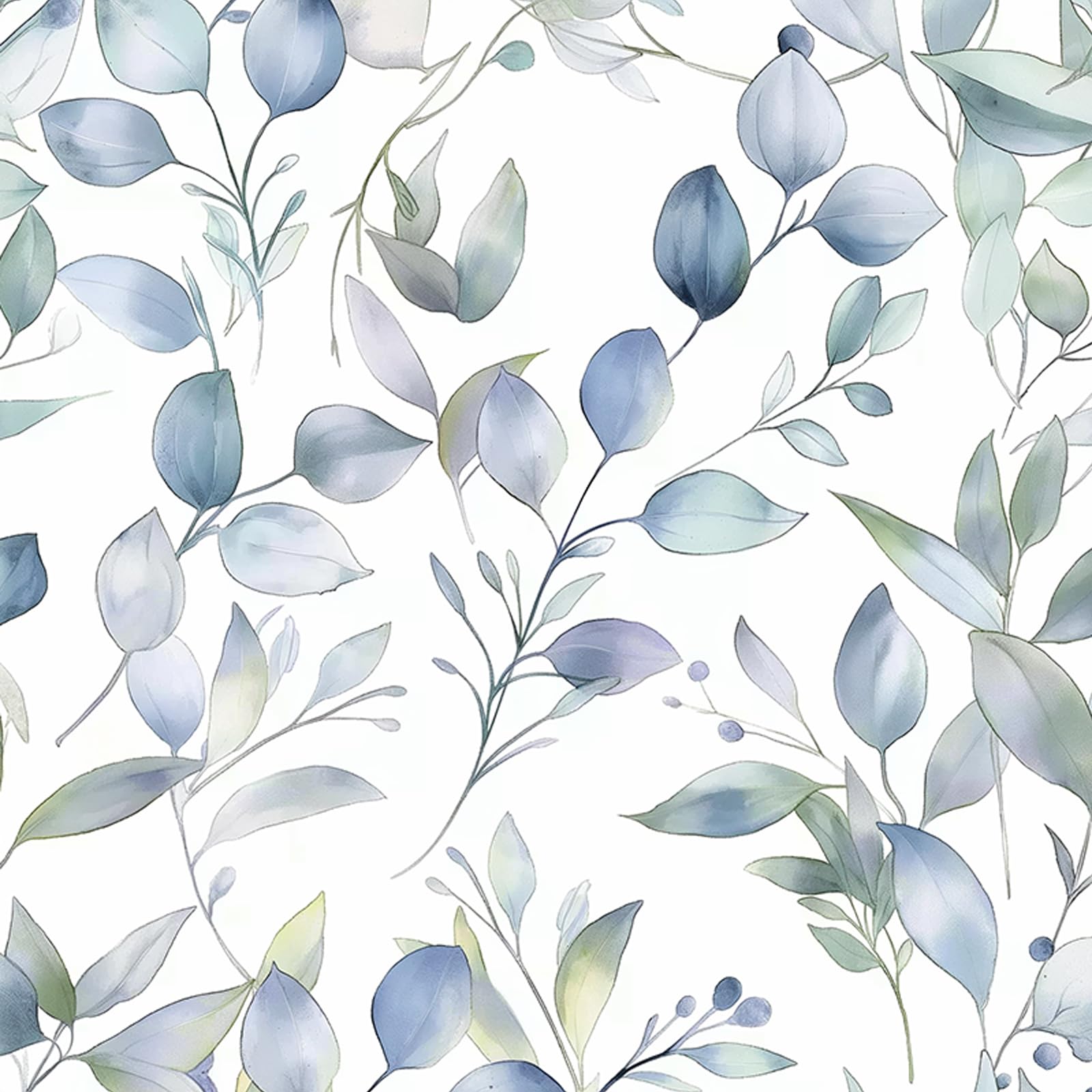 Papel pintado bohemio para dormitorio relajante y papel de contacto botánico de muebles