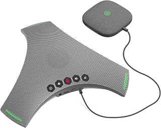 Octopus Ultra Speaker and Conference Microphone with Expansion Microphone, Noise and Echo Cancellation, Bluetooth Connection, USB and Daisy Connection
