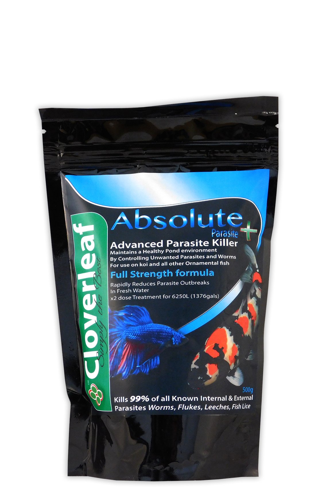 Cloverleaf PROA500 Pond Treatment for Parasites, White, 500g