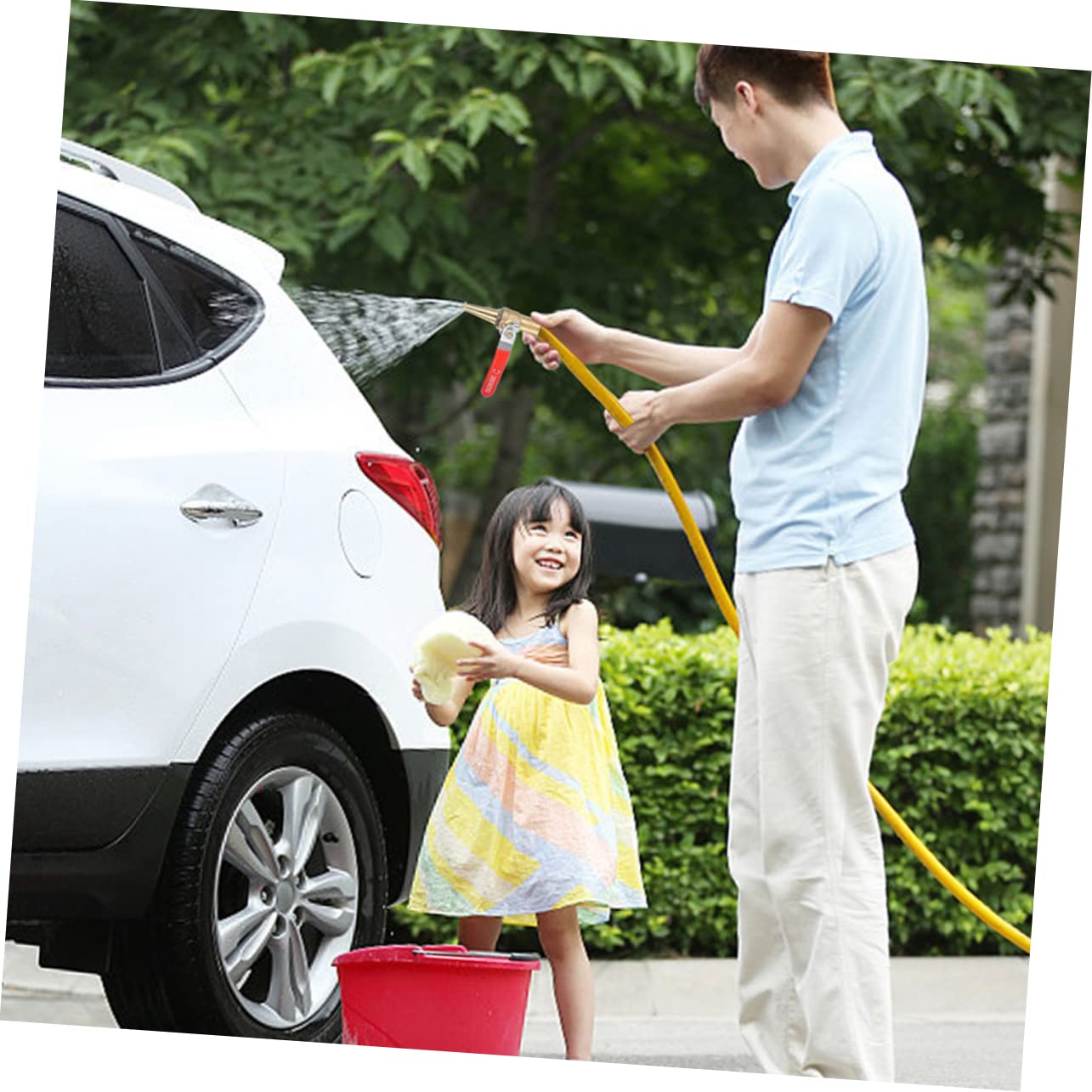 BESPORTBLE 4pezzi Ugello Per Tubo Da Giardino Ad Alta Pressione Accessorio Per Lavaggio Auto Ugello Per Irrigazione e Pulizia Esterni Design Resistente e Facile Da Installare