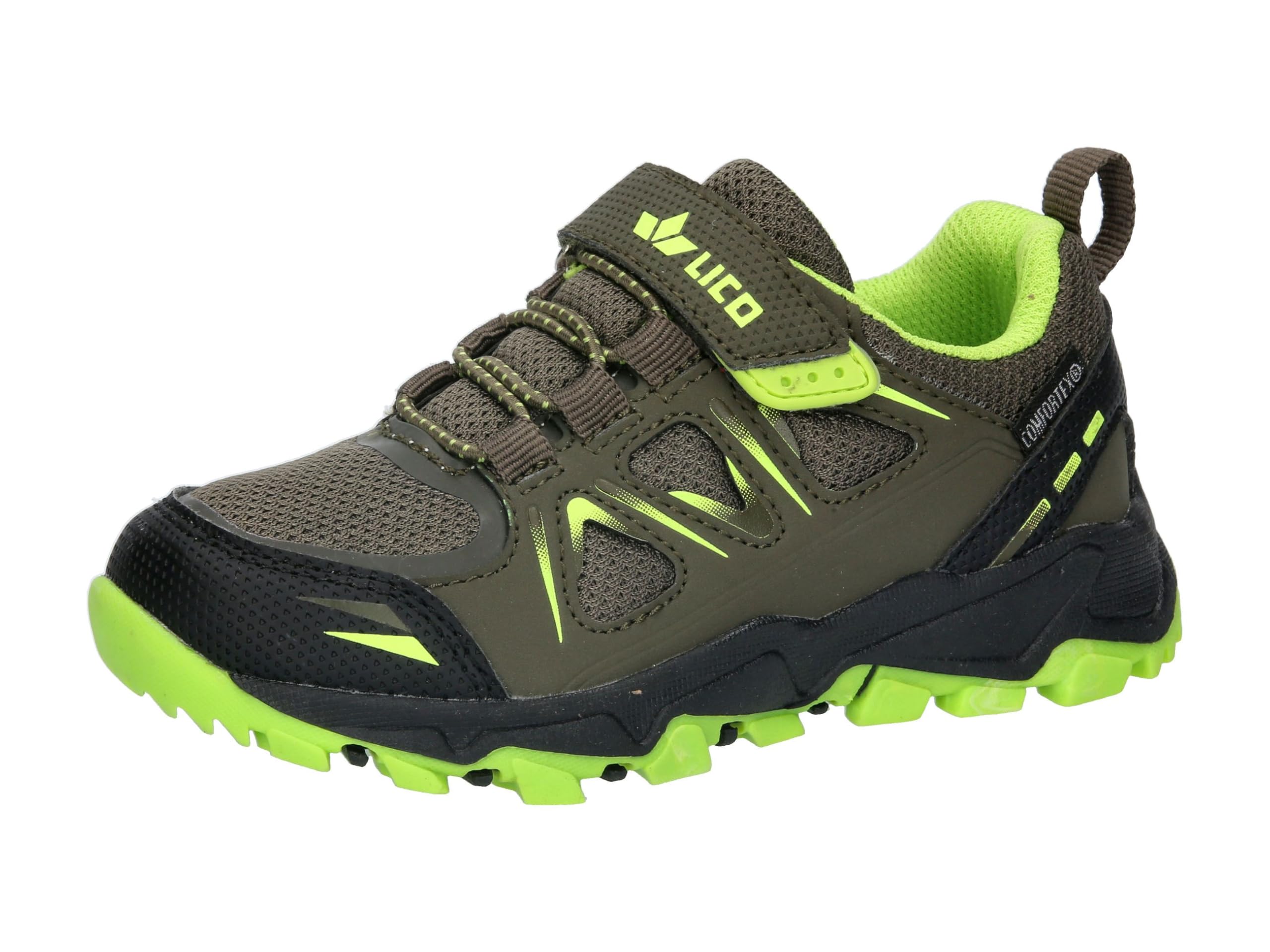 Lico Unisex's Allen Vs Trekking Shoes, Olive Lemon, 41 EU