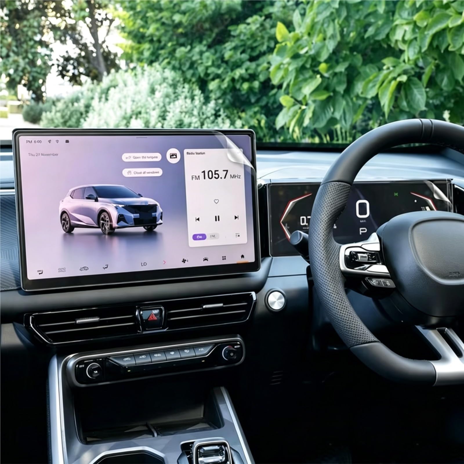 Auto-Displayschutzfolie Kompatibel Mit GAC Für GS3 Für Emzoom 2026 Auto GPS Displayschutzfolie GPS Navigation Media Instrument Display Displayschutzfolie HD Klar(1 set)
