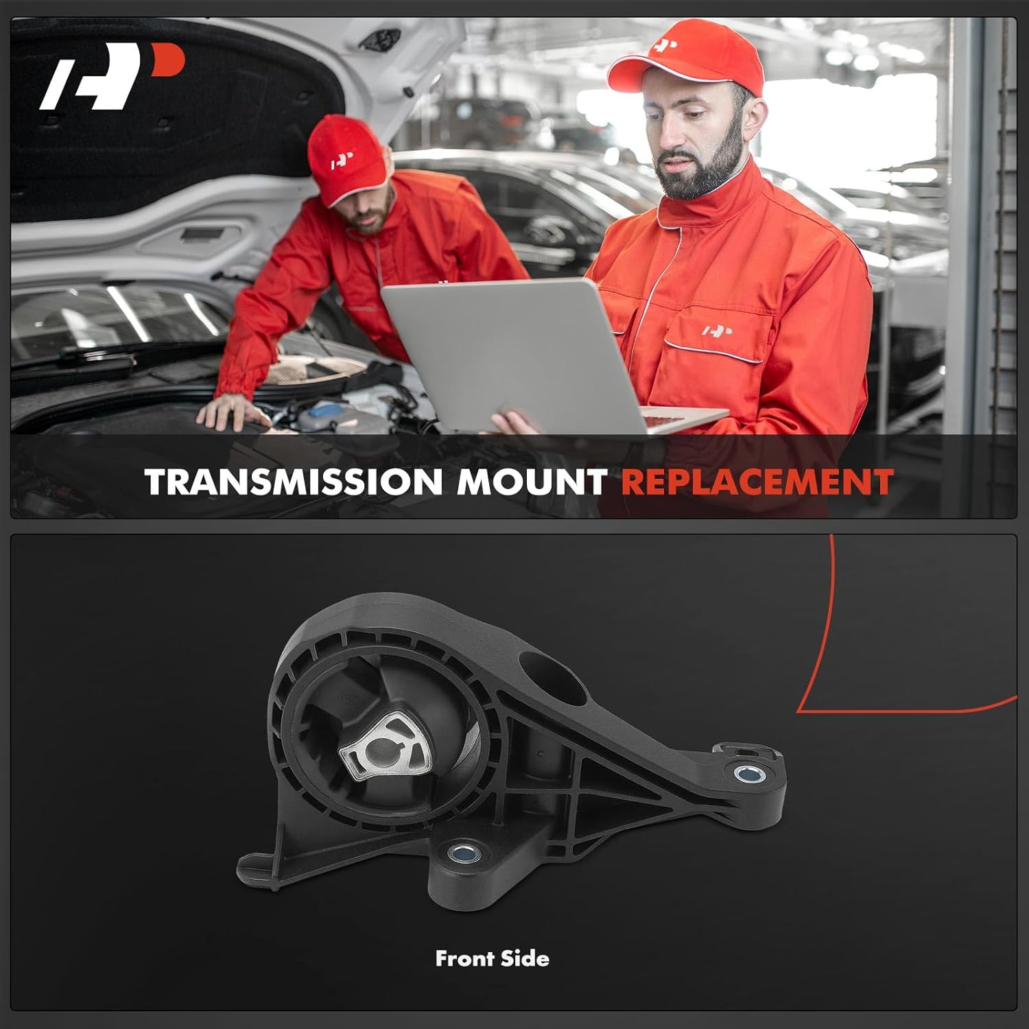 A-Premium Front Transmission Mount Compatible with Chevrolet Malibu 2013-2015, Malibu Limited 2016, Impala, Impala Limited & Buick Allure, Lacrosse, Regal & Cadillac SRX, XTS, Automatic Transmission