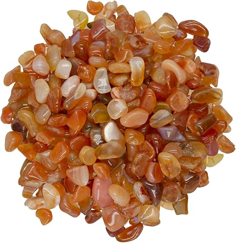 Piedras de ágata mixta de 1 libra de África - 0.40 a 0.60 pulgadas promedio - Rocas pulidas para artes y manualidades, reiki, wicca y mucho más.