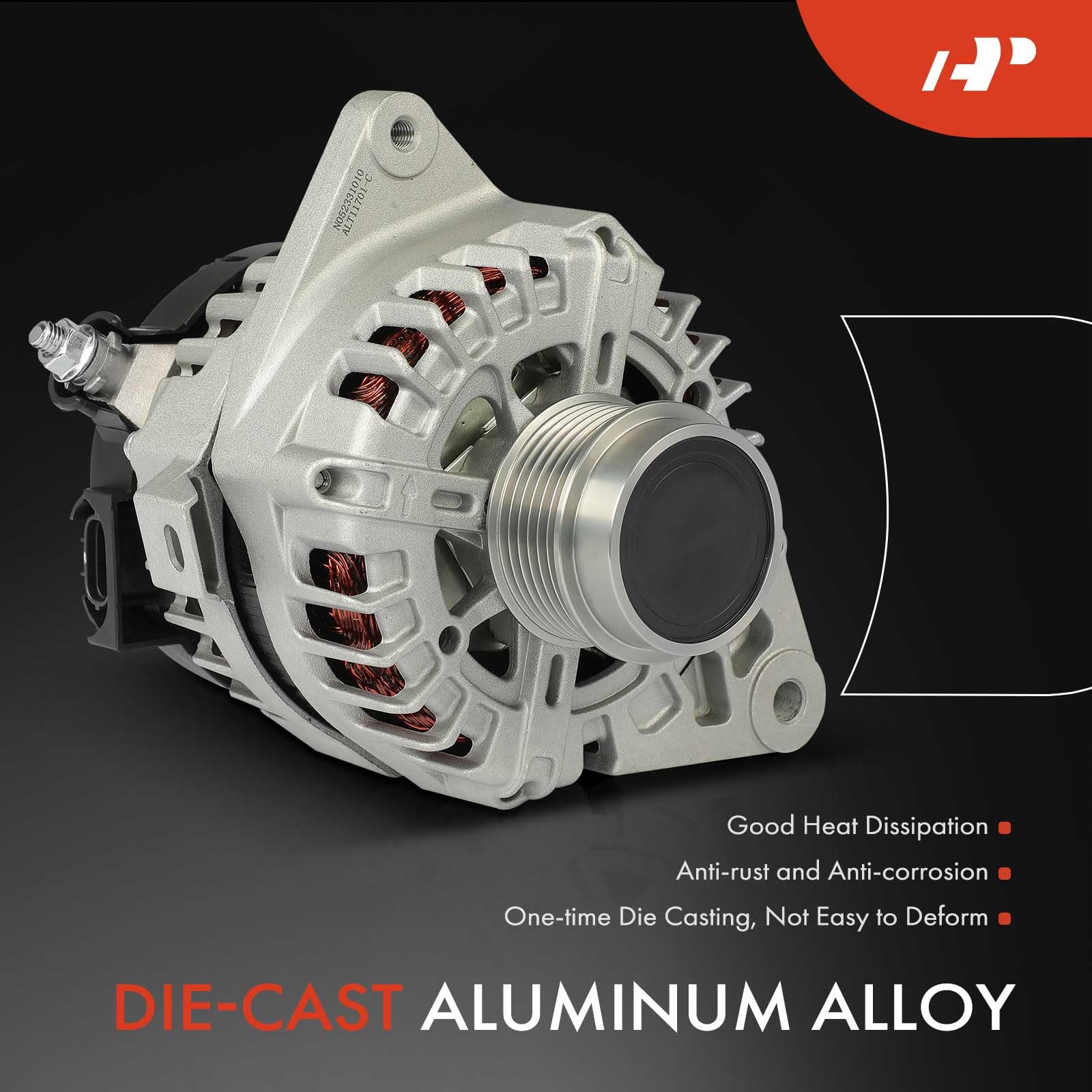 2014-2016 Elantra Parts A-Premium Alternator For Hyundai Elantra 2014 ...