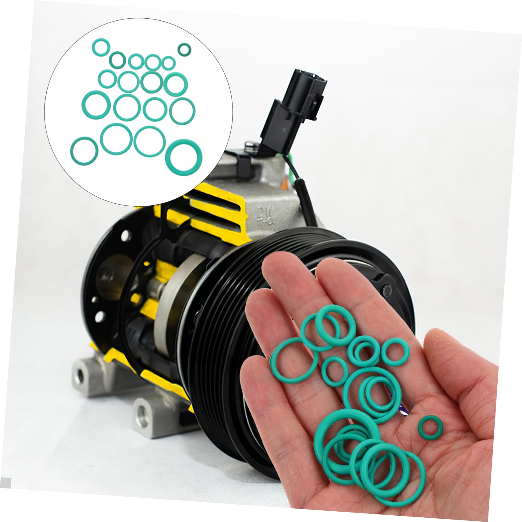 1080pezzi Guarnizioni Ricambio Per Compressore Auto Set Per Riparazione Climatizzatore Facile Installazione Resistente e