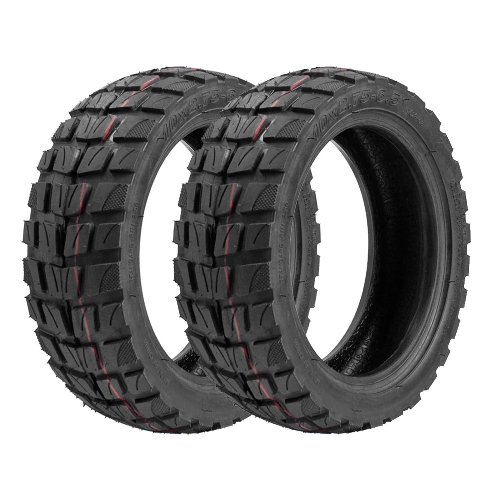 10-calowa bezdętkowa opona terenowa kompatybilna z Speedway 5/Dualtron 3-10x2.75-6.5 for Scooter (2 szt.)