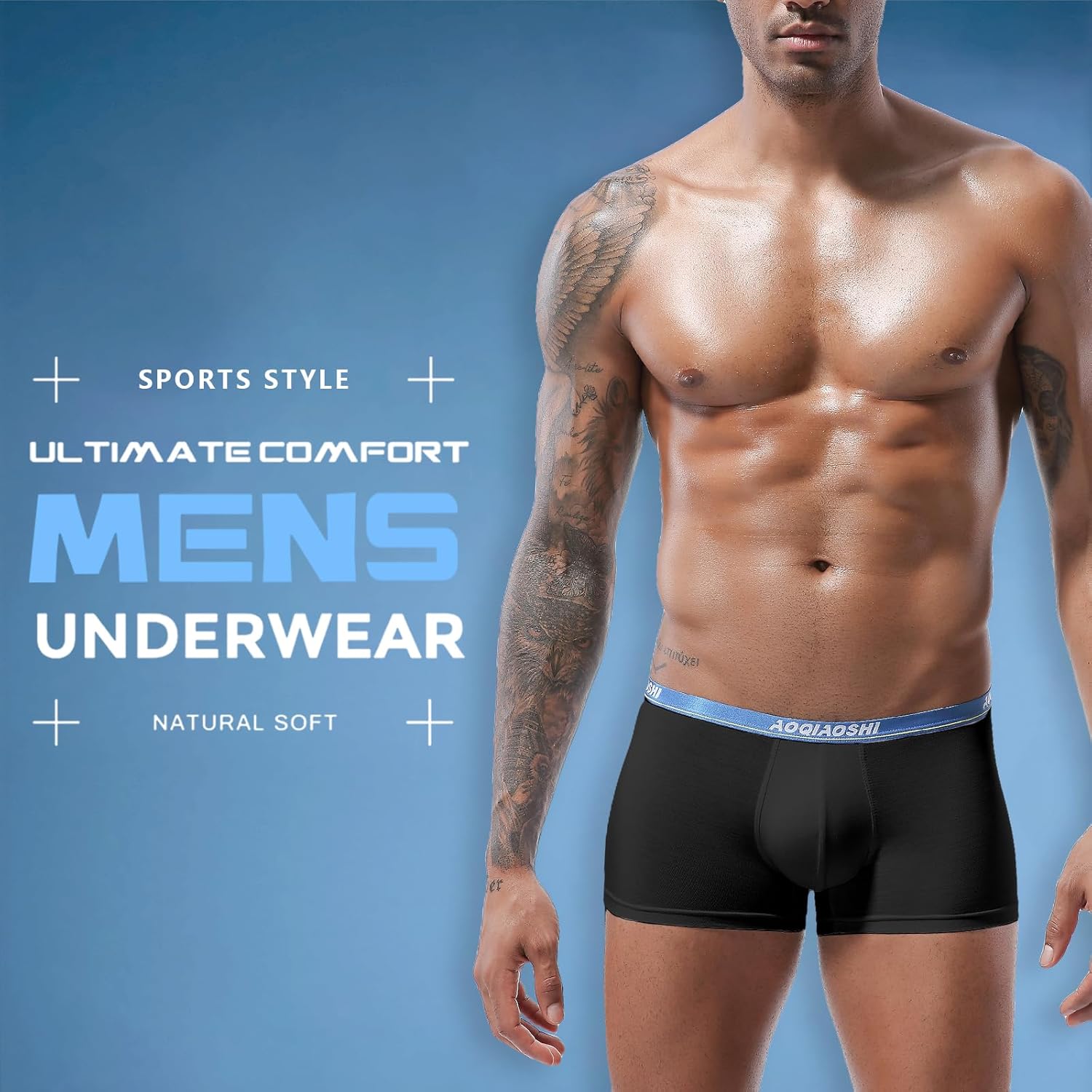 HOOFESAN Men's Underwear Boxer Briefs Pack Soft Breathable Low Rise Trunks Underwear Boxer Briefs for Men Multipack - Image 3