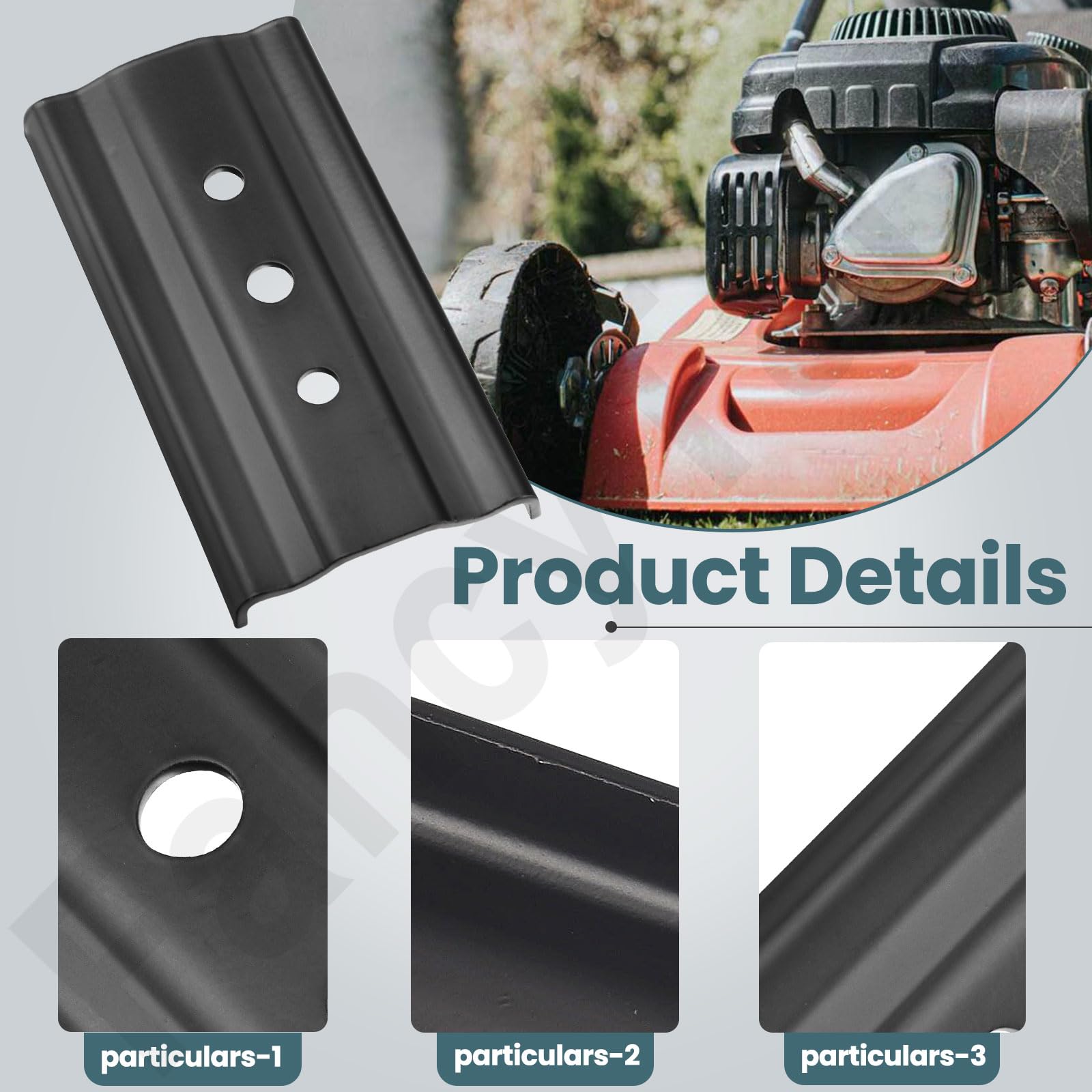Paquete de 2 soportes de cuchilla 108-3766-03 para cortacésped Toro de 20 a 22 pulgadas, se adapta a 10603, 10604, 10606, 10730, 10736 10739, 20003, 20007, 20012, 20012, 20003. Modelo 016