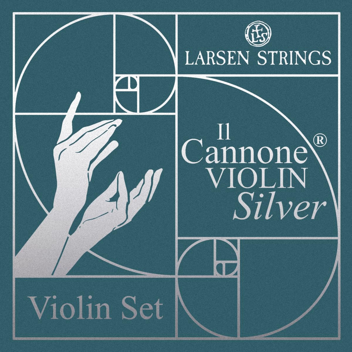 LARSEN STRINGS - Cuerdas para violín 4/4 - Il Cannone Silver - Set