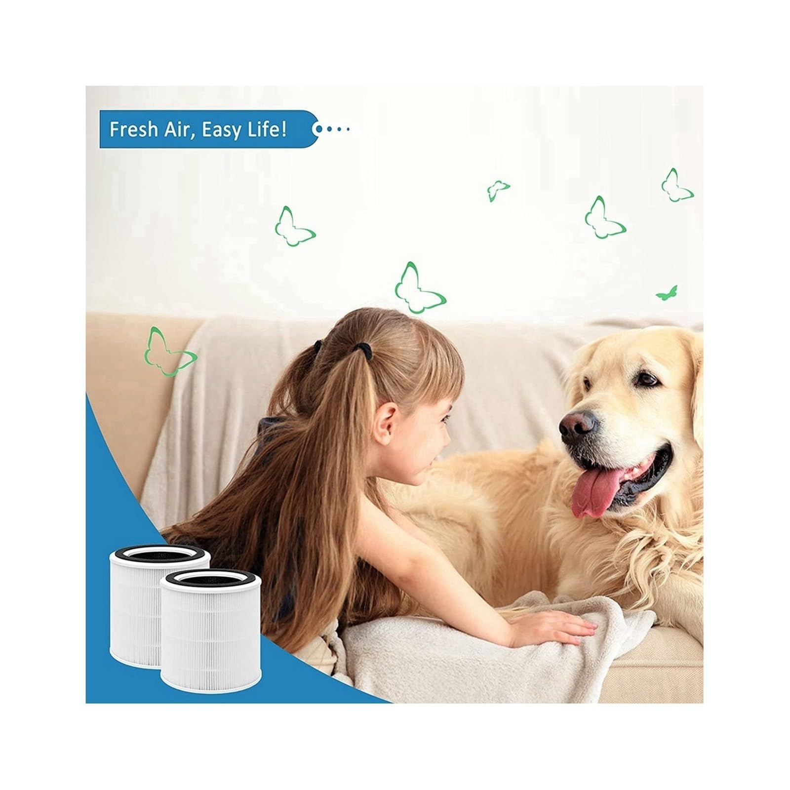 Purificador De Aire Filtros De Repuesto Compatible Con TaoTronics Repuestos