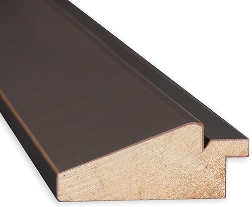 Miniatura 2 de Amanti Art Espejo de baño de bronce para sobre el fregadero, 27 x 32 pulgadas, espejo rectangular de bronce Lara hecho a medida, marco de madera