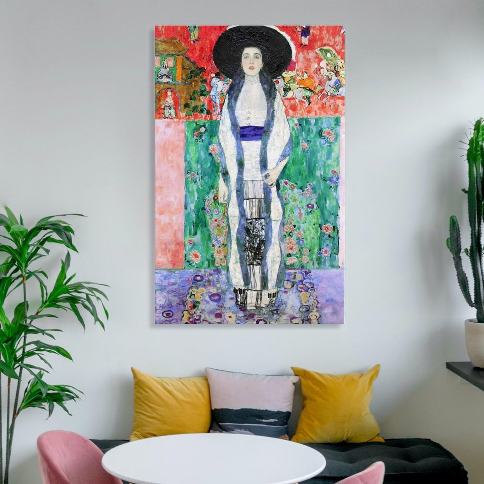 Gustav Klimt 絵画 バウアーの肖像フレーム付(アクリル)自宅保管品 Gustav Klimt 絵画 バウアーの肖像フレーム付(アクリル)自宅保管品