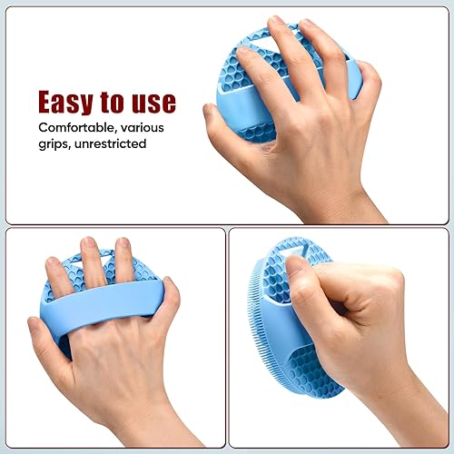 Miniatura 4 de Depurador corporal de silicona resistente para drenaje linfático, cepillo linfático para ducha, infusión de zinc, con cerdas rígidas y suaves para