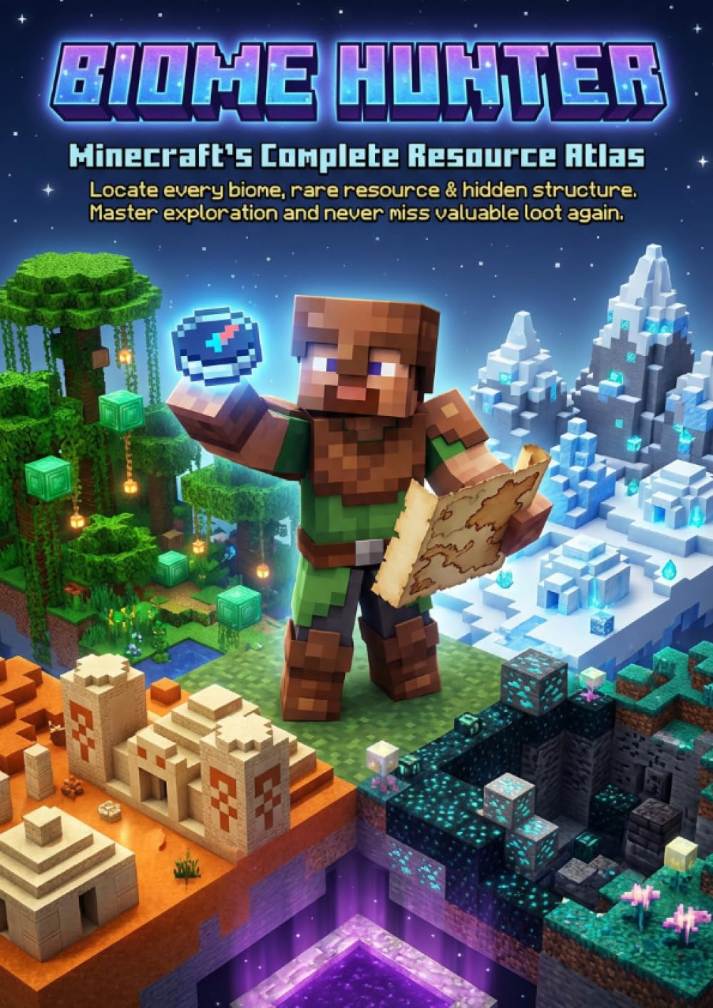 Biome Hunter: Minecraft's Complete Resource Atlas: Locate every biome, rare resource & hidden structure. Master exploration and never miss valuable loot again.