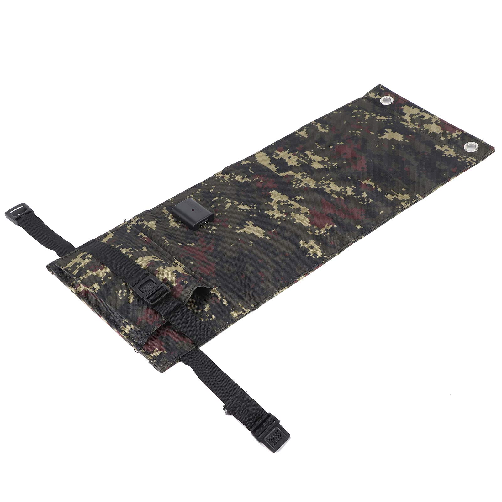 Banco de Energía Solar, Cargador de Panel Solar Portátil, Camping Al Aire Libre de RV de Silicio Monocristalino Impermeable para Teléfono Celular Coche de Yate