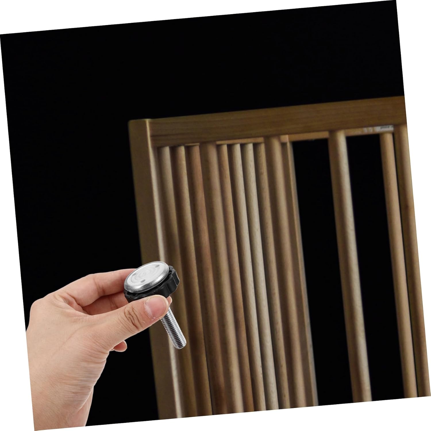 ibasenice Stair Gate No Drill Baby Gate for Stairs Pressure Mount Hardware Kit Baby Gate Accessories PVC Drill-