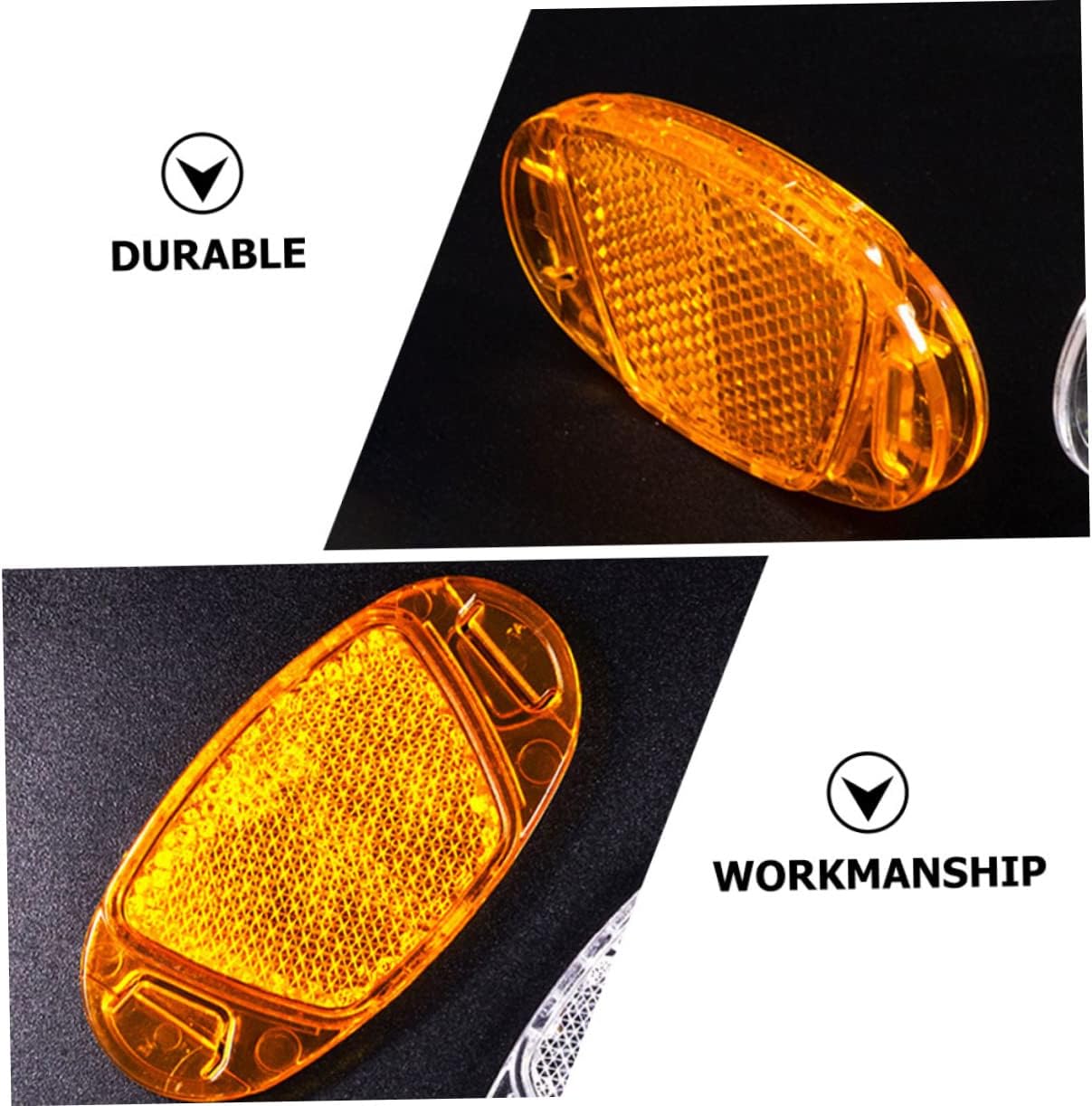 16pcs Bicycle Spoke Lights Plastic Wheels BMX Bicycle Decked Accessories BMX Wheels Bike Safety Spoke Road Bike Reflectors Safe Device Safety Light PVC Bike