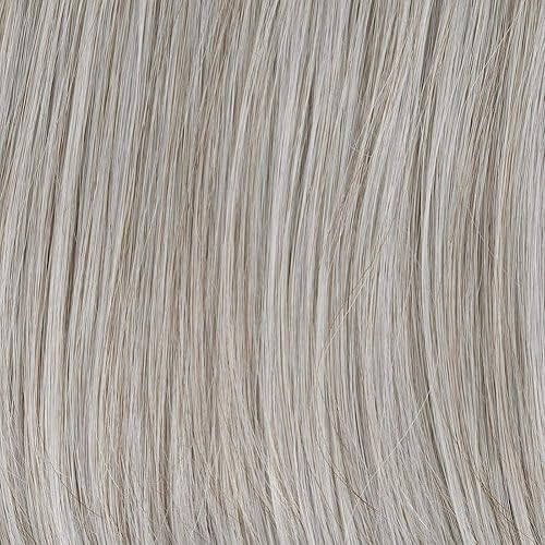 Miniatura 2 de Top Perfect - Protector de cabello GL 56-60 plateado azucarado pelucas Gabor de 10 pulgadas de largo con clip Flexlite sintético oculta el cabello