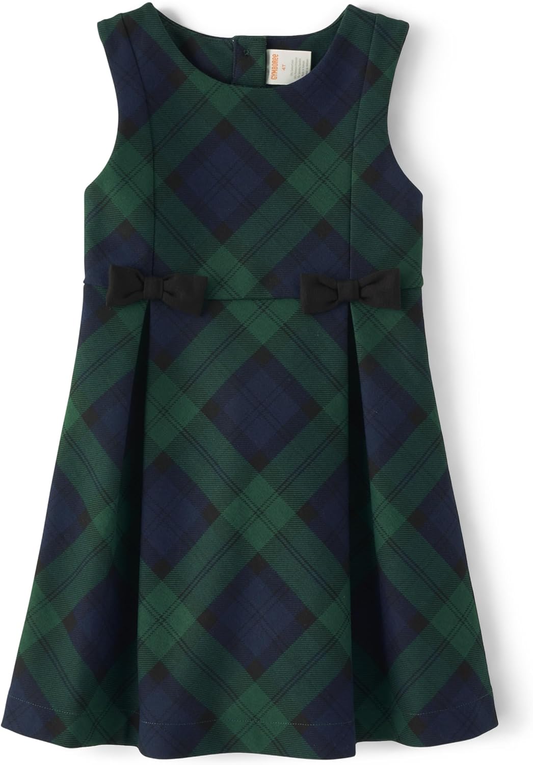 Gymboree ガールズ&amp;トドラーノースリーブツイルプリーツジャンパードレス
