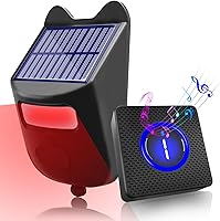 Vista 10 de Alarmas solares inalámbricas para entrada exterior resistente a la intemperie, detector de movimiento y sensor para 1000 pies de largo alcance, sin