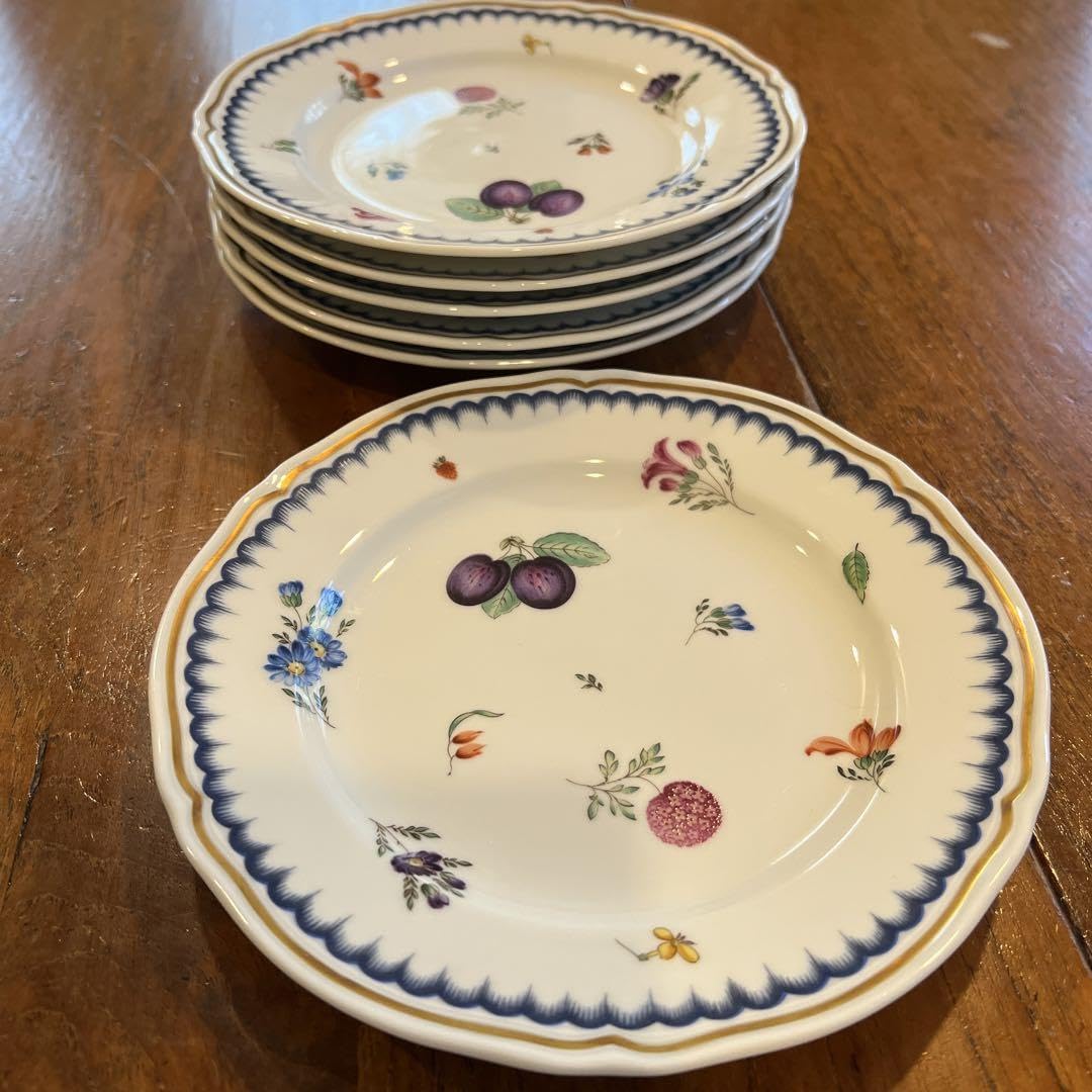 6枚セット】リチャードジノリ イタリアンフルーツ ケーキプレート