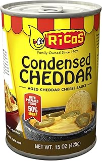 Generic Condensed Aged Cheddar Cheese Sauce, 15 oz Cans (Pack of 6)