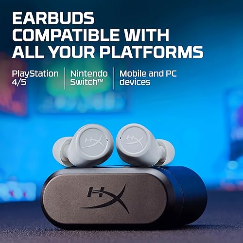 Miniatura 7 de HyperX Cirro Buds Pro - Auriculares inalámbricos verdaderos, cancelación activa de ruido, ANC, modo de sonido ambiental, baja latencia, Bluetooth