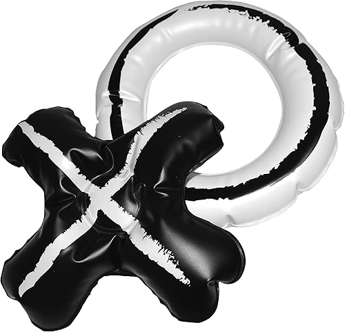 Miniatura 5 de Coconut Float Rae Dunn Tic-Tac-Toe Floating Game - Inflatable 11 Piece Floating Tic-Tac-Toe Game - Durable Long-Lasting Outdoor Toy for Family