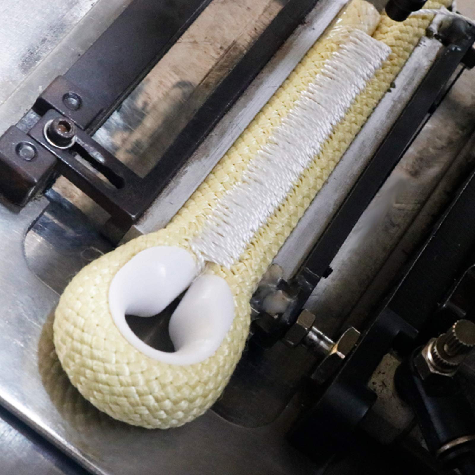 Corda Statica Ignifuga Ad Alta capacità Portante, Corda da Discesa per Attrezzature Ignifughe Multifunzionali per Esterni, Forza di Trazione 1600 kg, Gialla 8 Mm X 20 M