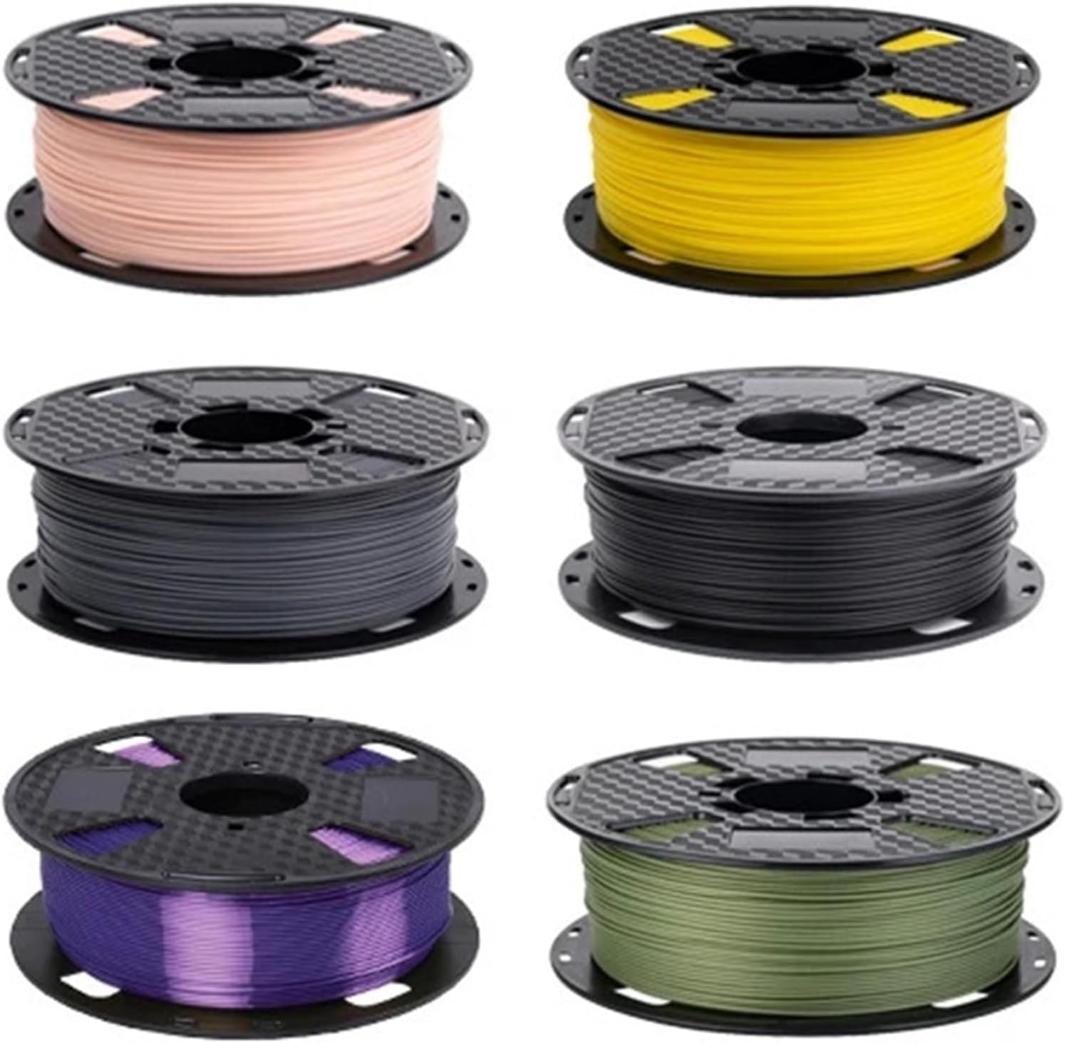 Silk Green Bronze PLA 3D Printer Filament 1.75mm 1KG, Shiny Metallic Silky Finish 3D Printing Material Spool